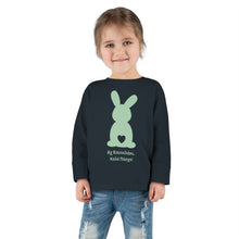 Load image into Gallery viewer, Easter Bunny Toddler Long Sleeve Tee- Green