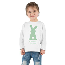 Load image into Gallery viewer, Easter Bunny Toddler Long Sleeve Tee- Green