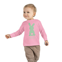 Load image into Gallery viewer, Easter Bunny Toddler Long Sleeve Tee- Green