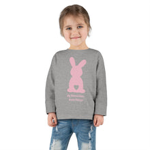Load image into Gallery viewer, Easter Bunny Toddler Long Sleeve Tee- Pink
