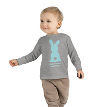 Load image into Gallery viewer, Easter Bunny Toddler Long Sleeve Tee- Blue