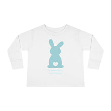 Load image into Gallery viewer, Easter Bunny Toddler Long Sleeve Tee- Blue