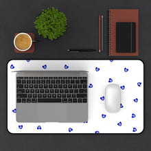 Load image into Gallery viewer, Desk Mat: White Mati Heart
