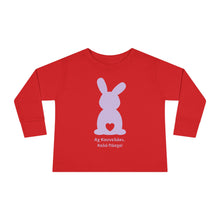 Load image into Gallery viewer, Easter Bunny Toddler Long Sleeve Tee- Lavender