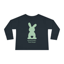 Load image into Gallery viewer, Easter Bunny Toddler Long Sleeve Tee- Green