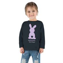 Load image into Gallery viewer, Easter Bunny Toddler Long Sleeve Tee- Lavender