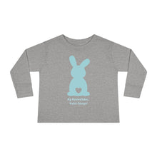 Load image into Gallery viewer, Easter Bunny Toddler Long Sleeve Tee- Blue