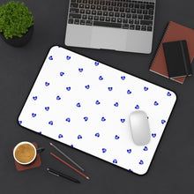 Load image into Gallery viewer, Desk Mat: White Mati Heart