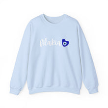 Load image into Gallery viewer, Unisex Heavy Blend™ Crewneck Sweatshirt: Filakia Mati Heart- White Font