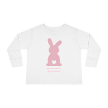 Load image into Gallery viewer, Easter Bunny Toddler Long Sleeve Tee- Pink