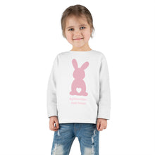 Load image into Gallery viewer, Easter Bunny Toddler Long Sleeve Tee- Pink