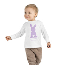 Load image into Gallery viewer, Easter Bunny Toddler Long Sleeve Tee- Lavender