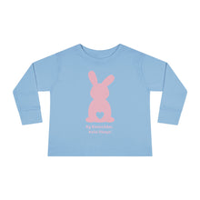 Load image into Gallery viewer, Easter Bunny Toddler Long Sleeve Tee- Pink