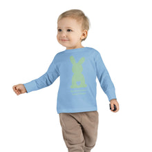Load image into Gallery viewer, Easter Bunny Toddler Long Sleeve Tee- Green