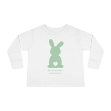 Load image into Gallery viewer, Easter Bunny Toddler Long Sleeve Tee- Green