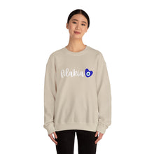 Load image into Gallery viewer, Unisex Heavy Blend™ Crewneck Sweatshirt: Filakia Mati Heart- White Font
