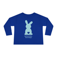 Load image into Gallery viewer, Easter Bunny Toddler Long Sleeve Tee- Blue