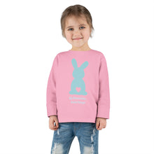 Load image into Gallery viewer, Easter Bunny Toddler Long Sleeve Tee- Blue