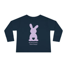 Load image into Gallery viewer, Easter Bunny Toddler Long Sleeve Tee- Lavender