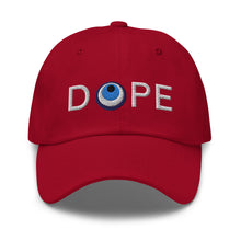 Cargar imagen en el visor de la galería, Dad Hat: DOPE-White Font