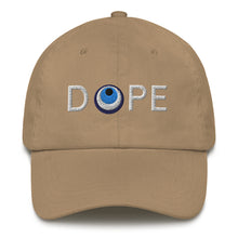 Cargar imagen en el visor de la galería, Dad Hat: DOPE-White Font