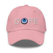 Cargar imagen en el visor de la galería, Dad Hat: DOPE-White Font