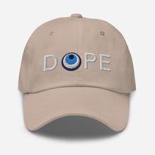 Cargar imagen en el visor de la galería, Dad Hat: DOPE-White Font