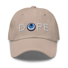 Cargar imagen en el visor de la galería, Dad Hat: DOPE-White Font