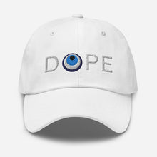 Cargar imagen en el visor de la galería, Dad Hat: DOPE-White Font