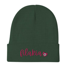 Load image into Gallery viewer, Embroidered Beanie: Filakia Breast Cancer Awareness