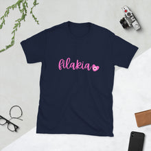 Load image into Gallery viewer, Short-Sleeve Unisex T-Shirt: Filakia Breast Cancer Awareness