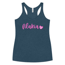 Load image into Gallery viewer, Women's Racerback Tank: Filakia Breast Cancer Awareness