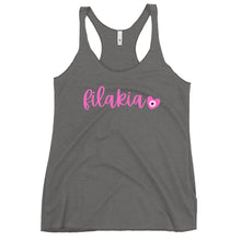 Load image into Gallery viewer, Women's Racerback Tank: Filakia Breast Cancer Awareness