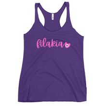 Load image into Gallery viewer, Women's Racerback Tank: Filakia Breast Cancer Awareness