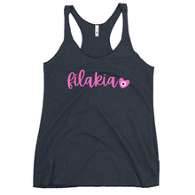 Load image into Gallery viewer, Women's Racerback Tank: Filakia Breast Cancer Awareness