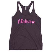Load image into Gallery viewer, Women's Racerback Tank: Filakia Breast Cancer Awareness