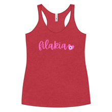 Load image into Gallery viewer, Women's Racerback Tank: Filakia Breast Cancer Awareness
