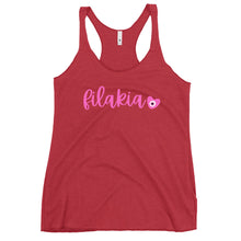 Load image into Gallery viewer, Women's Racerback Tank: Filakia Breast Cancer Awareness