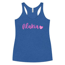 Load image into Gallery viewer, Women's Racerback Tank: Filakia Breast Cancer Awareness