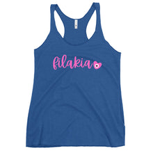 Load image into Gallery viewer, Women's Racerback Tank: Filakia Breast Cancer Awareness