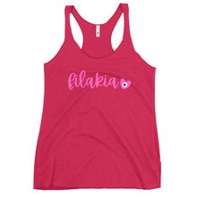 Load image into Gallery viewer, Women's Racerback Tank: Filakia Breast Cancer Awareness