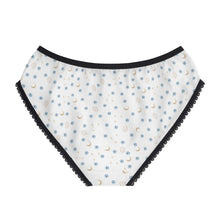 Load image into Gallery viewer, Women's Panties: Watercolor Mati with Gold Eye and Gold Moon