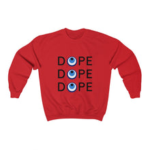 Load image into Gallery viewer, Unisex Heavy Blend™ Crewneck Sweatshirt: DOPE DOPE DOPE-Black Font