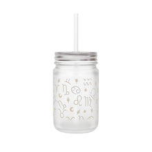 Load image into Gallery viewer, Mason Jar: Gold Zodiac