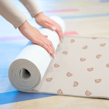 Load image into Gallery viewer, Foam Yoga Mat: Boho Rainbow-Beige