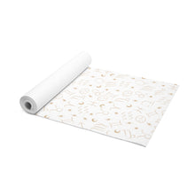 Load image into Gallery viewer, Foam Yoga Mat: Gold Zodiac-White