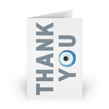 Load image into Gallery viewer, Folded Greeting Cards: Thank You Watercolor Mati-(1 or 10-pcs)