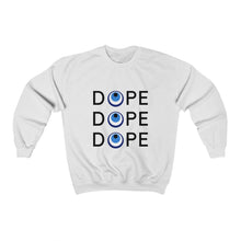 Load image into Gallery viewer, Unisex Heavy Blend™ Crewneck Sweatshirt: DOPE DOPE DOPE-Black Font