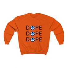 Load image into Gallery viewer, Unisex Heavy Blend™ Crewneck Sweatshirt: DOPE DOPE DOPE-Black Font