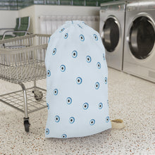 Load image into Gallery viewer, Laundry Bag: Watercolor Mati-Light Blue